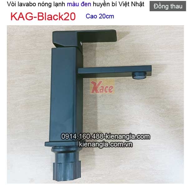KAG-BLack20-Voi-lavabo-vuong-mau-den-20cm-Viet-Nhat-KAG-bLACK20-3