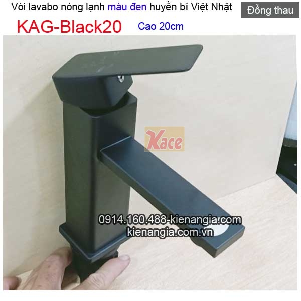KAG-BLack20-Voi-lavabo-vuong-mau-den-20cm-Viet-Nhat-KAG-bLACK20-4