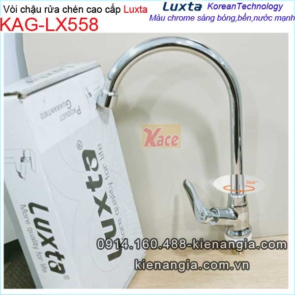 Vòi chậu rửa chén Luxta Korea KAG-LX558