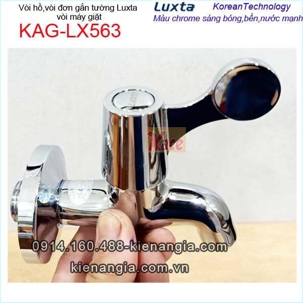 Vòi đơn gắn tường,vòi hồ Korea Luxta KAG-LX563