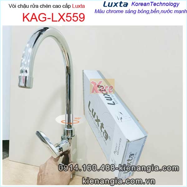 KAG-LX559-Voi-chau-rua-chen-cao-cap-Han-Quoc-Luxtta-KAG-LX559