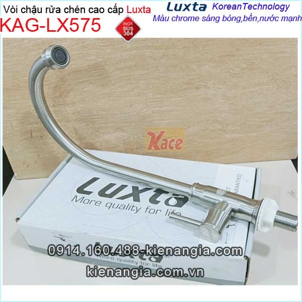 KAG-LX575-Voi-chau-rua-chen-inox-sus304-Luxtta-KAG-LX575