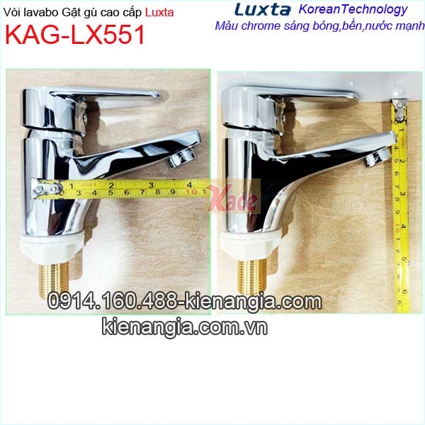 KAG-LX551-Voi-chau-lavabo-lanh-gat-gu-Korea-Luxtta-KAG-LX551-tskt