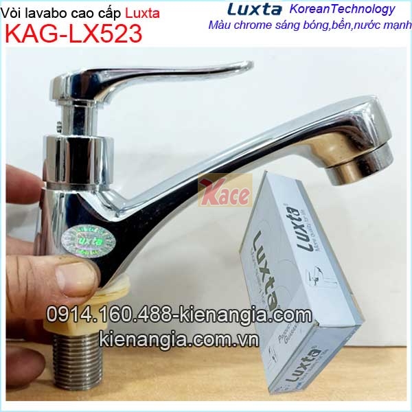 Vòi lavabo góc cao cấp Luxta KAG-LX523