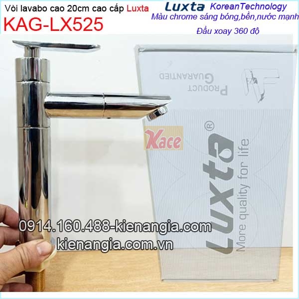 KAG-LX525-Voi-chau-lavabo-lanh-cao-20cm-dau-xoay-360F-Korea-Luxtta-KAG-LX525-28