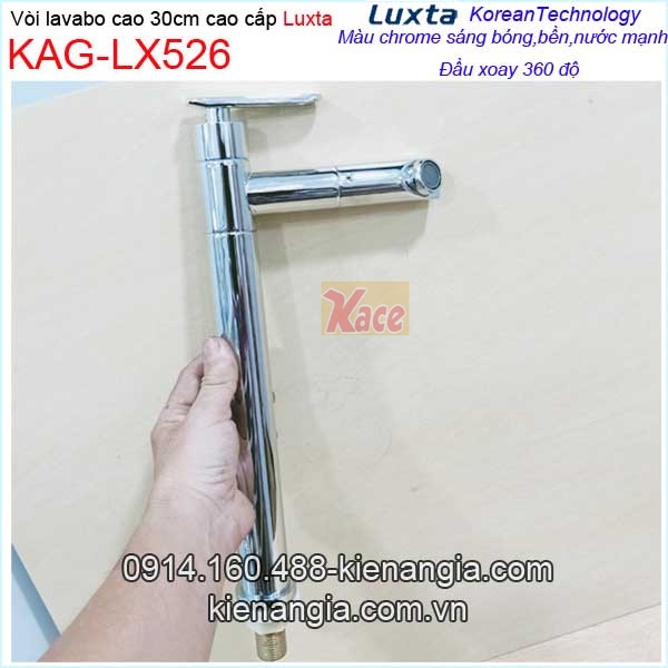 KAG-LX526-Voi-chau-lavabo-lanh-cao-30cm-dau-xoay-360F-Korea-Luxtta-KAG-LX526-21