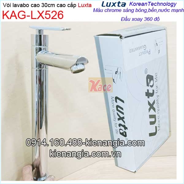KAG-LX526-Voi-chau-lavabo-lanh-cao-30cm-dau-xoay-360F-Korea-Luxtta-KAG-LX526-23