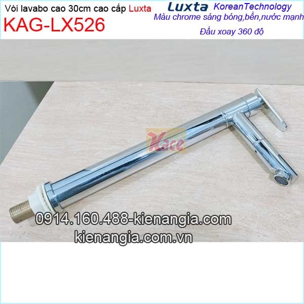 KAG-LX526-Voi-chau-lavabo-lanh-cao-30cm-dau-xoay-360F-Korea-Luxtta-KAG-LX526-24