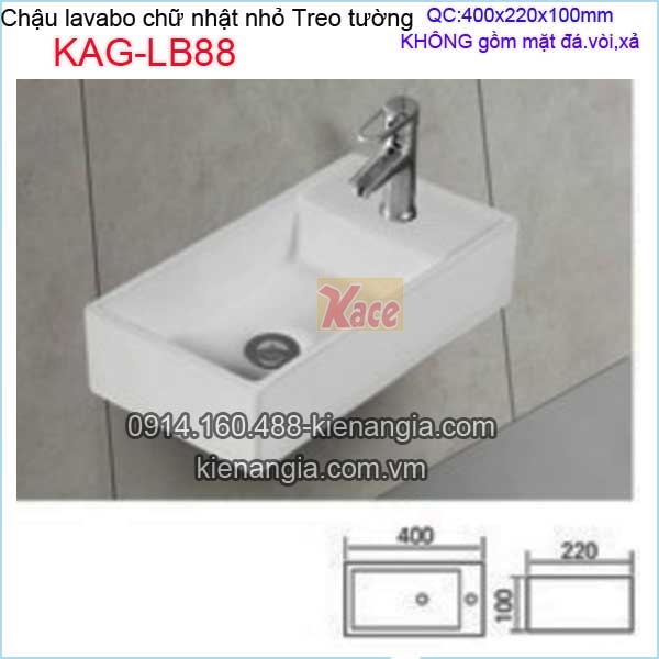 KAG-LB88-Chau-lavabo-chu-nhat-nho-y-te-treo-tuong-KAG-LB88-tskt