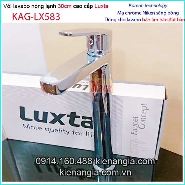 KAG-LX583-Voi-lavabo-dat-ban-nong-lanh-30cm-cao-cap-Luxta-KAG-LX583
