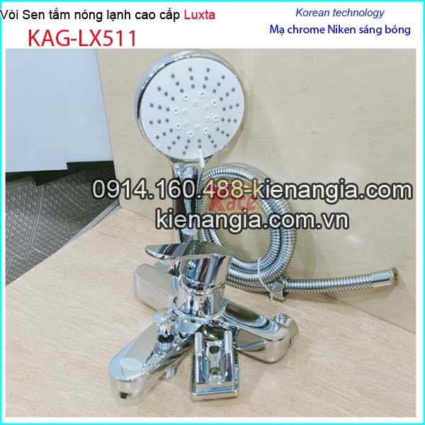 Vòi sen tắm cao cấp LUXTA nóng lạnh KAG-LX512