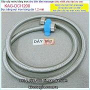 Dây cấp nước inox 304 dài 1,2 mét KAG-DCI1200
