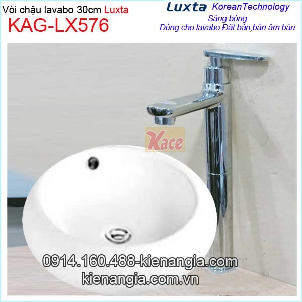 Vòi lavabo 30cm lạnh lavabo đặt bàn Luxtta-KAG-LX576