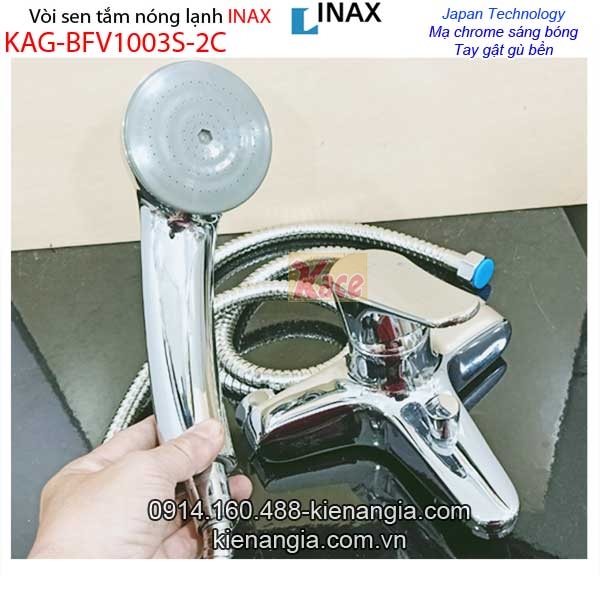 Vòi sen tắm nóng lạnh INAX BFV-1003S-2C