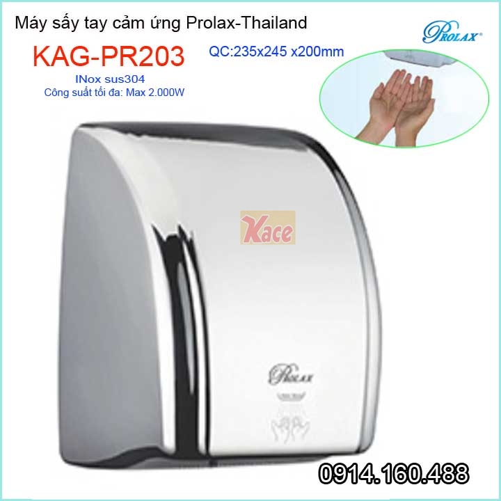 Máy sấy tay cảm ứng Prolax-Thailand KAG-PR203