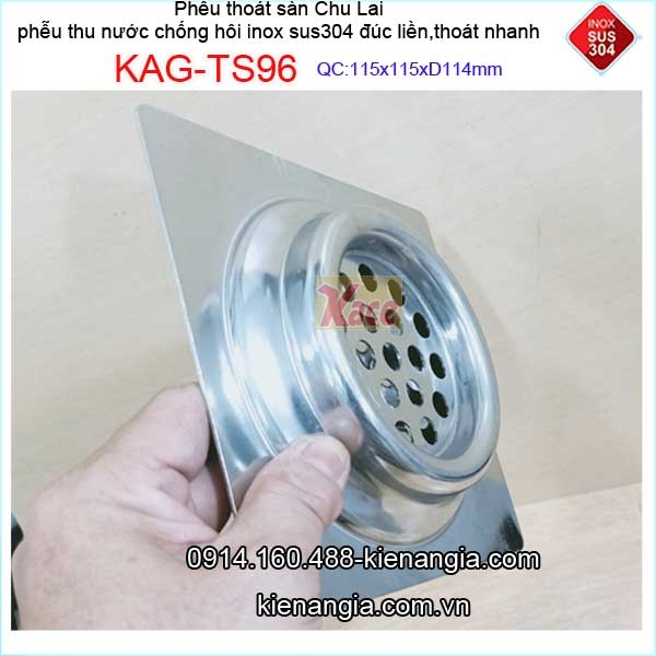 KAG-TS96-Thoat-san-Phong-giat-nhanh-chong-hoi-D114-inox-304-duc-Chu-Lai-15x15xd114-KAG-TS96-20A