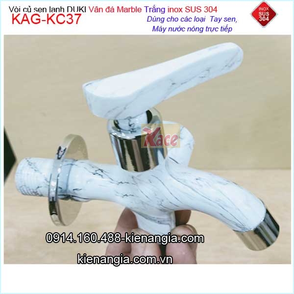 KAG-KC37-Voi-2-dau-D21-van-da-Marble-Trang-inox-sus-304-KAG-KC37