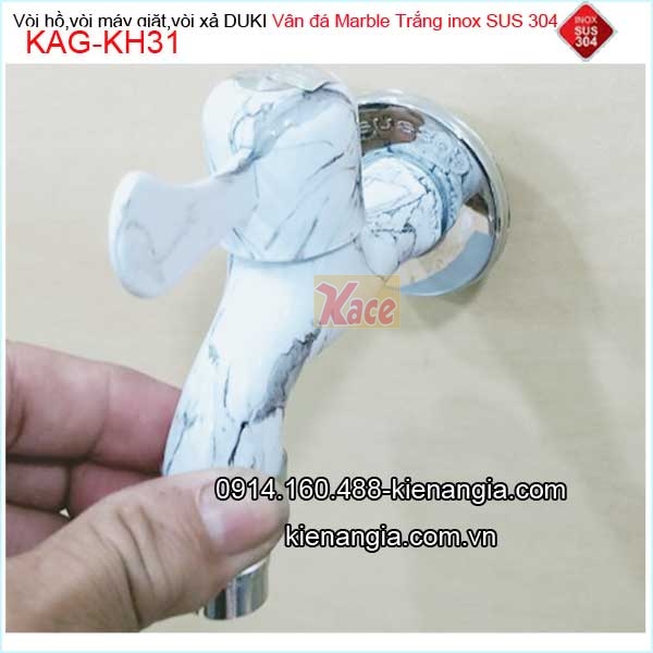 KAG-KH31-Voi-don-co-mo-van-da-Marble-trang-inox-sus-304-KAG-KH31