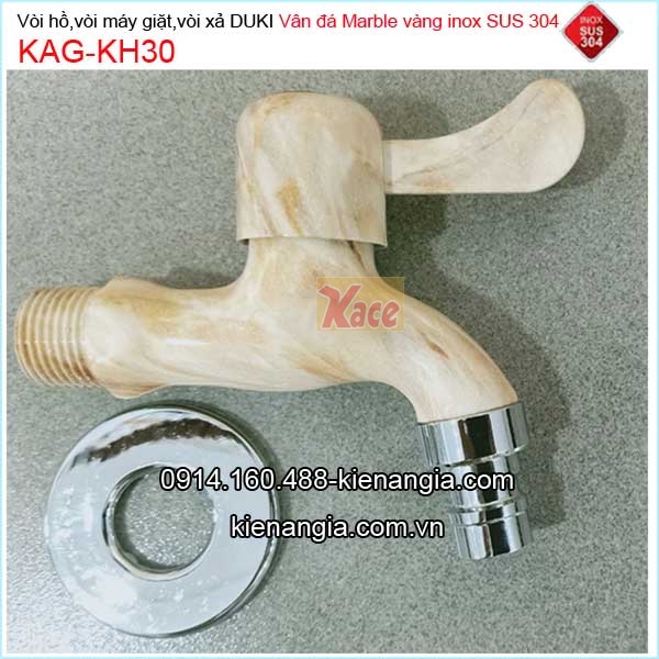 KAG-KH30-Voi-don-gan-tuong-co-mo-inox-sus-304-van-da-Marble-vang-KAG-KH30
