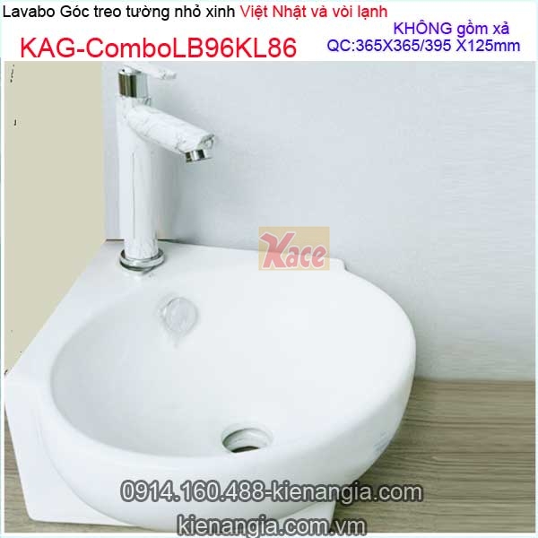 KAG-COMBOLB96KL86-ComboLavabo-goc-nho-xinh-treo-tuong-Viet-Nhat-voi-lanh-KAG-LB96KL86-1