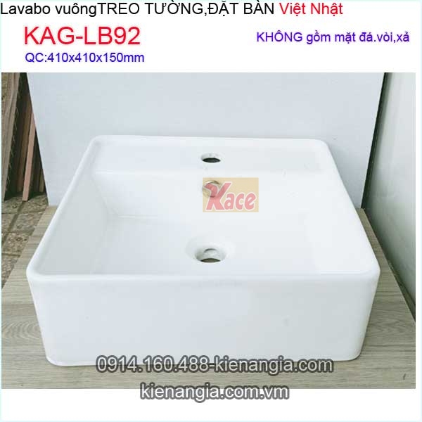 KAG-LB92-Chau-lavabo-vuong-treo-tuong-dat-ban-Viet-Nhat-KAG-LB92