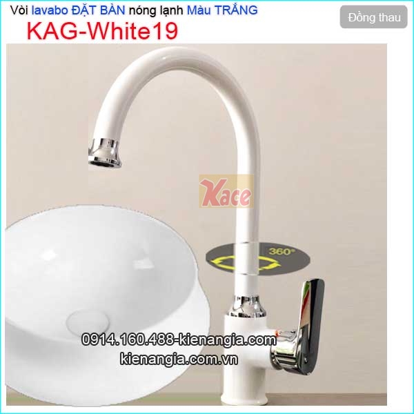 KAG-WH19-Voi-lavabo-Dat-ban-nong-lanh-dong-thau-mau-trang-KAG-White199