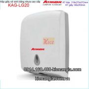 Hộp giấy vệ sinh vuông ATMOR KAG-LG20