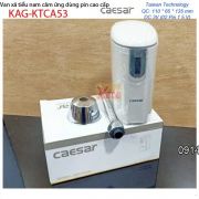 Van xả tiểu cảm ứng Caesar dùng pin KAG-KTCA53