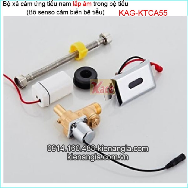 Bộ xả cảm ứng âm tiểu nam KAG-KTCA55 dùng pin