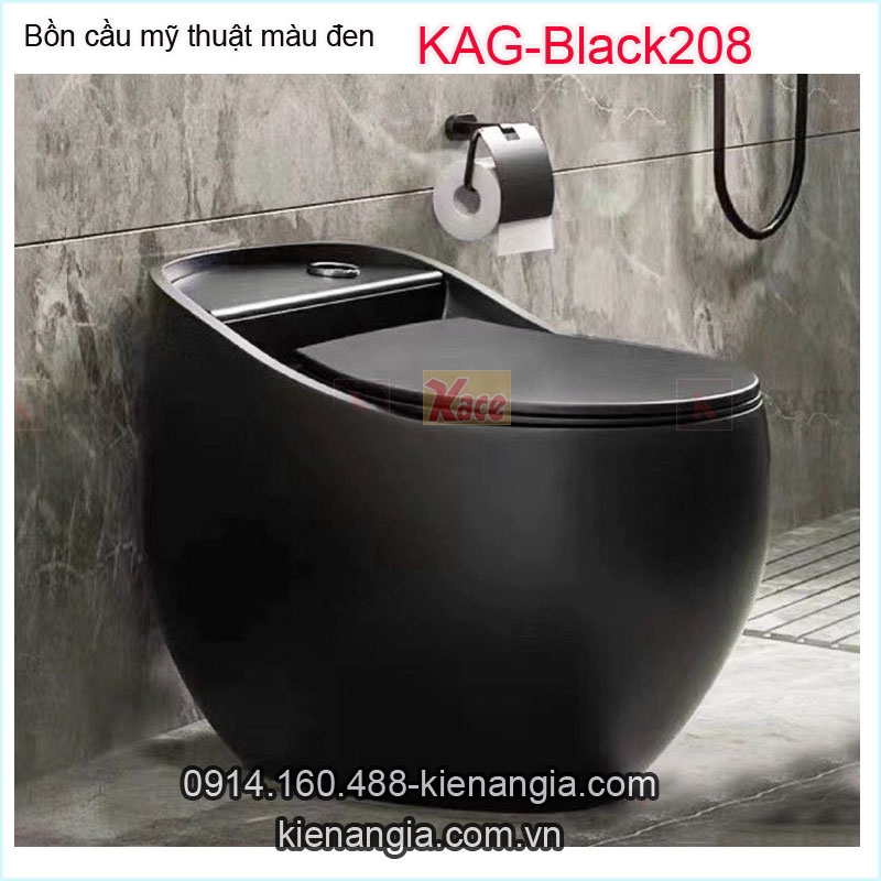 Bồn cầu mỹ thuật màu đen KAG-Black208