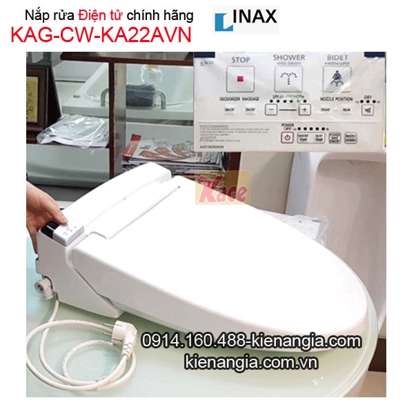 Nắp điện tử bồn cầu INAX chính hãng KAG-CW-KA22AVN
