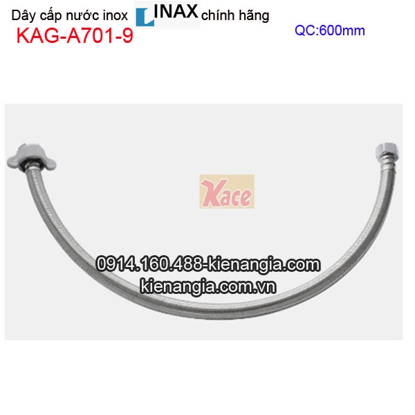 Dây cấp nước chịu áp,chịu nhiệt INAX chính hãng 60cm KAG-A701-9