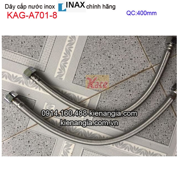 Dây cấp nước chịu áp,chịu nhiệt INAX chính hãng 40cm KAG-A701-8