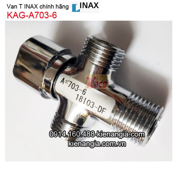 Van T,van khóa,van 2 đầu giảm áp INAX chính hãng KAG-A703-6