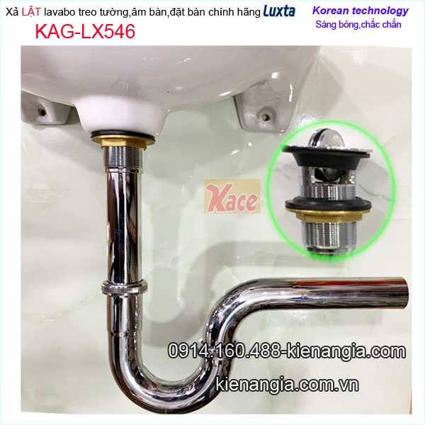 Bộ xả lật lavabo cao cấp Luxta KAG-LX546