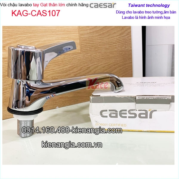 Vòi lavabo tay gạt Caesar KAG-CAS107