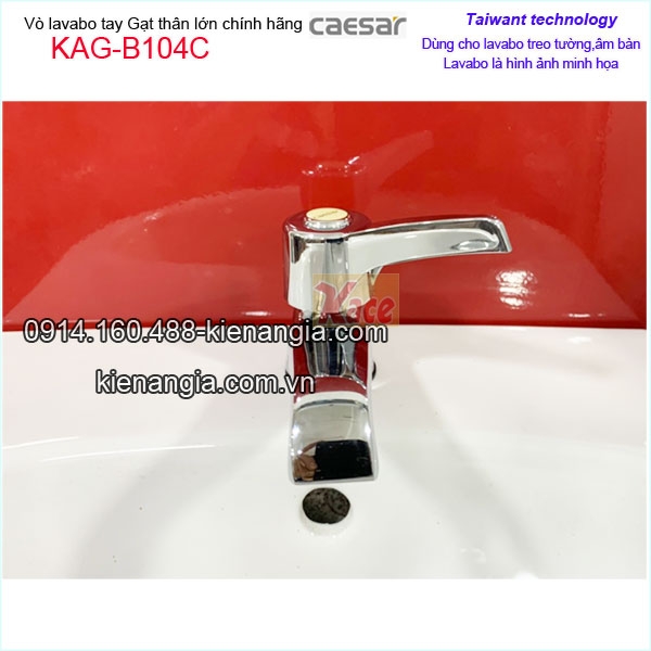 KAG-B104C-Voi-chau-lavabo-tay-gat-than-to-khach-san-Caesar-chinh-hang-KAG-B104C-5