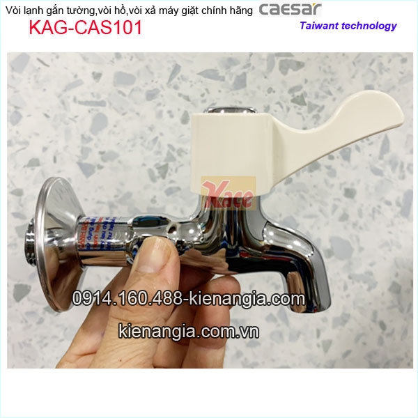 Vòi hồ,vòi đơn,vòi lạnh gắn tường Caesar KAG-CAS101