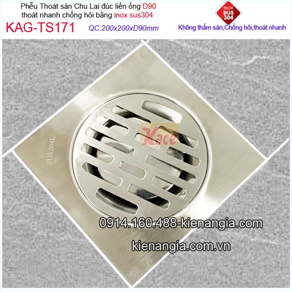 KAG-TS171-Thoat-san-20x20-cm-inox-sus304-ong-D90-KAG-TS171-24