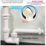 Xả lật lavabo,xả lavabo cho nước nhiễm phèn  KAG-KX02