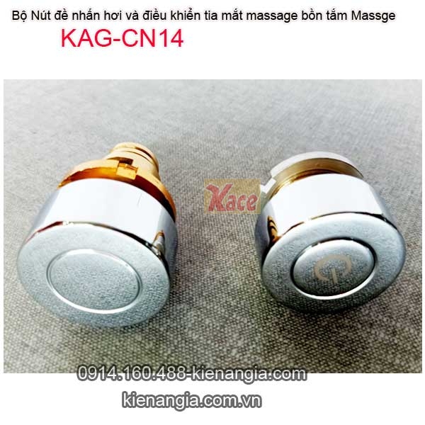 Bộ nút nhấn hơi và điều chỉnh tia nước  bồn tắm massage KAG-CN14