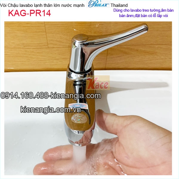 Vòi lavabo lạnh Prolax-Thailand-KAG-PR14