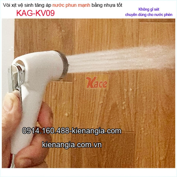 Vòi vệ sinh nhựa TỐT ,nước mạnh,đẹp KAG-KV09