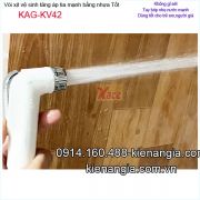 Vòi xịt vệ sinh nhựa nhấn trẻ em KAG-KV42