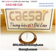 Nút 2 nhấn tròn bồn cầu CD1325 Caesar KAG-NB1325