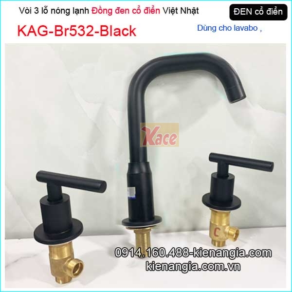 KAG-Br532-Black-Voi-3-lo-dong-den-co-dien-lavabo-nong-lanh-KAG-Br532-Black-8