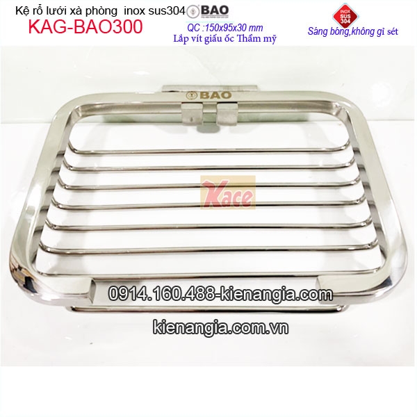 KAG-BAO300-Ro-luoi-xa-phong-inox-BAO-inox-sus304-bong-khong-gi-set-KAG-BAO300-1