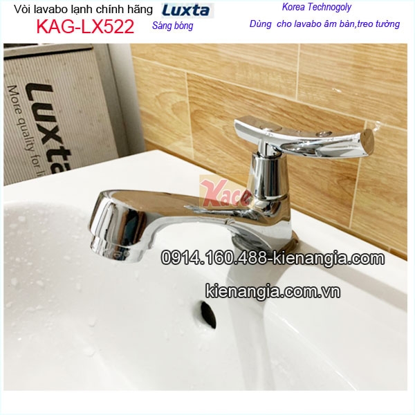 Vòi chậu rửa mặt cao cấp Luxta KAG-LX522