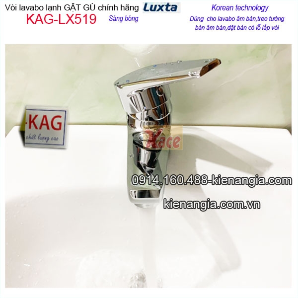 Vòi lavabo lạnh tay gật gù KAG-LX519