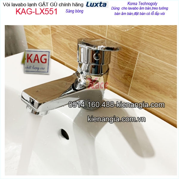 Vòi gật gù lạnh chậu lavabo KAG-LX551-Luxta-KAG-LX551
